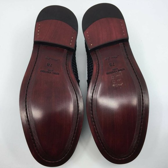 New Authentic Men's Louis Vuitton Blackjack Loafer - Picture 6 of 8